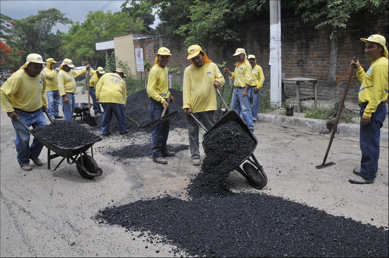 MOP bachea importantes rutas de San Salvador, Mejicanos, Soyapango y Antiguo Cuscatlán