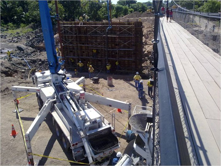 MOP Avanza en construcción Puente Melara
