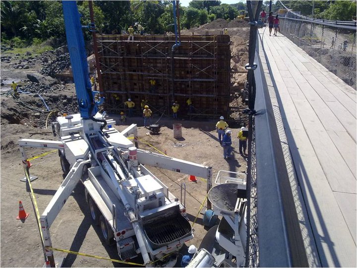 MOP Avanza en construcción Puente Melara
