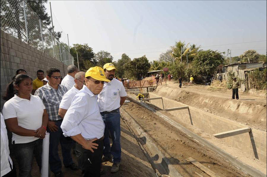 MOP por concluir primera etapa de obras de protección en El Chupadero, Santa Ana, e inicia segunda fase