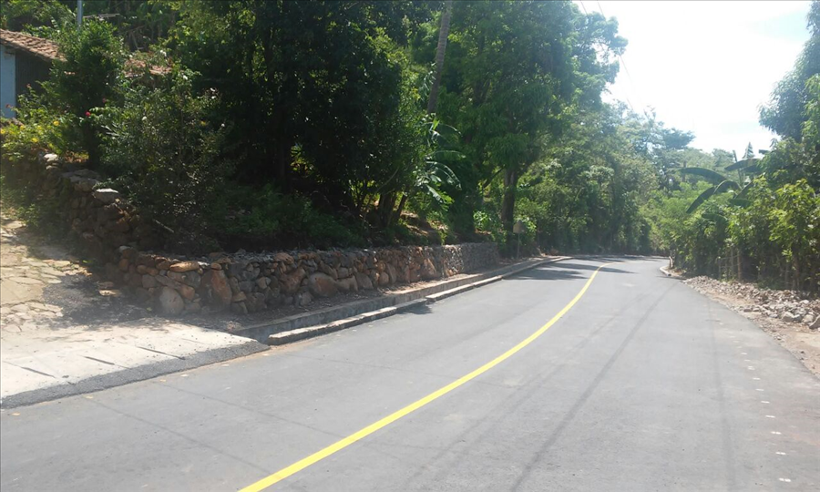 MOP concluye carretera Tramo: desvío Chiapas-By pass Chalatenango