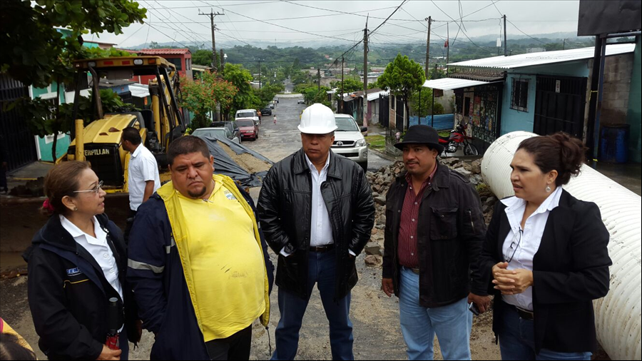 MOP inspecciona daños provocados por lluvias en varios puntos del país