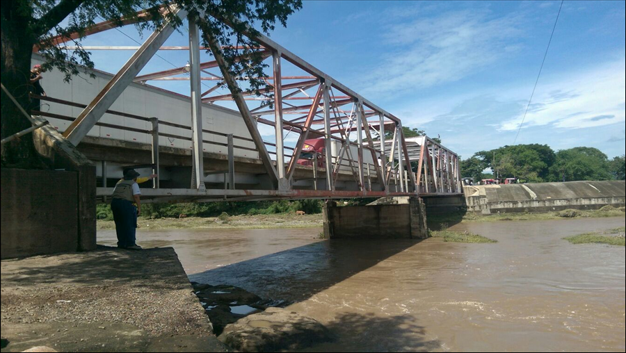 MOP realiza inspección de Puente Arce, Frontera La Hachadura, Ahuachapán