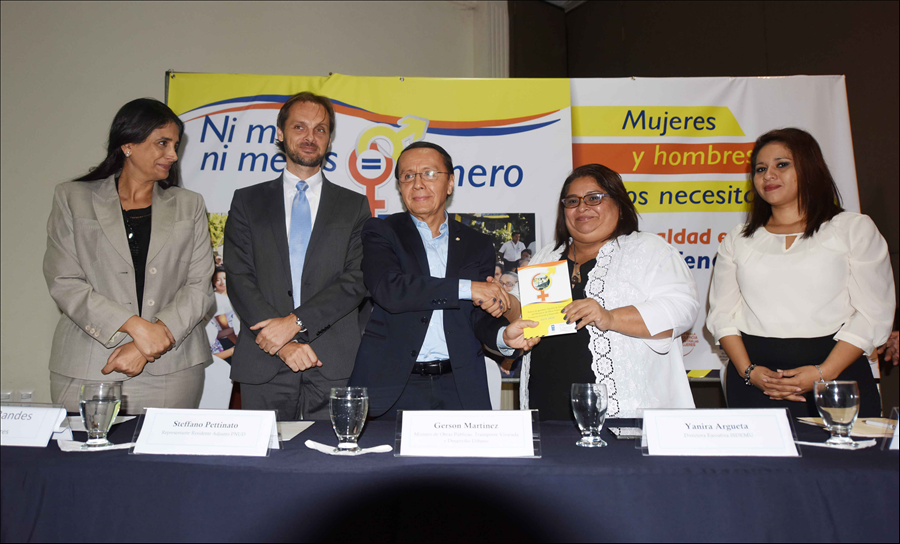 MOP y PNUD realizan lanzamiento de Política de Igualdad y Equidad de Género