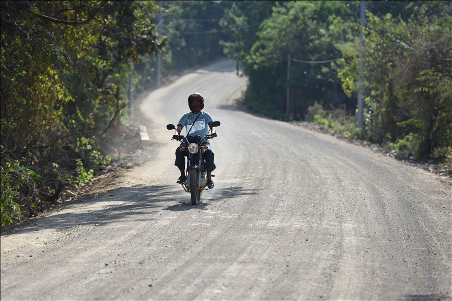 MOP concluye obra mejoramiento de carretera Arambala-Joateca, Morazán