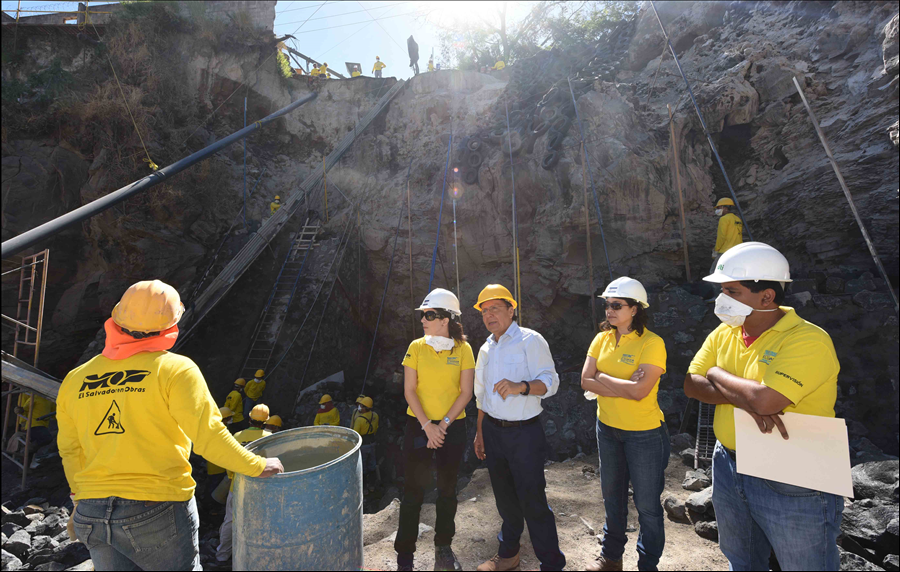 MOP avanza en construcción obras de protección por cárcava en