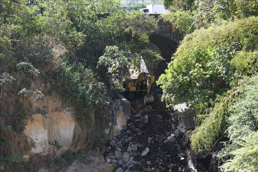 MOP ejecuta obras de protección en Comunidad La Isla I, San Salvador