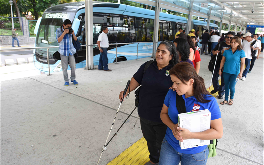 Presentan nuevo Sistema de Audio para orientar a personas no videntes