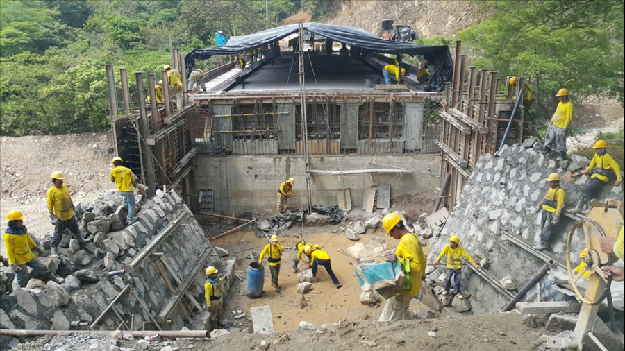 80.4% de avance en la construcción de Puente La Palma-Citalá, Chalatenango