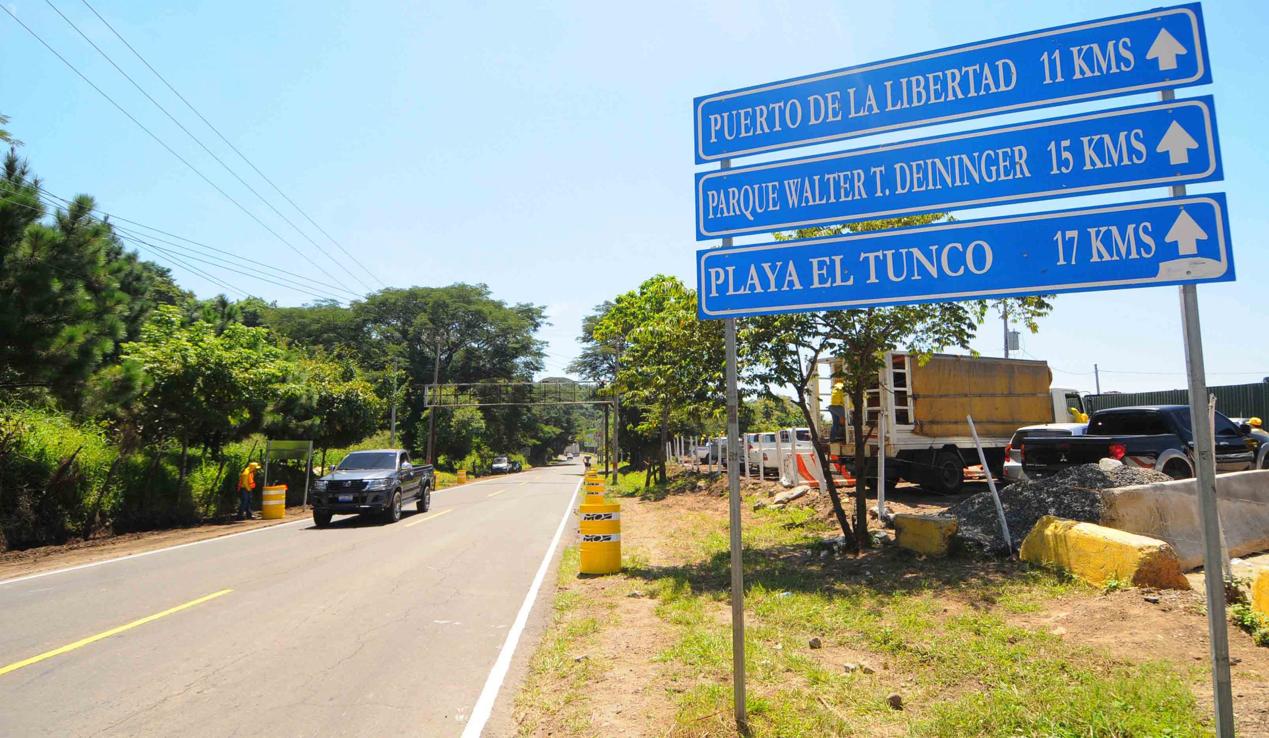  MOP inicia Tramo II de Ampliación a 4 carriles     Carretera al Puerto La Libertad       