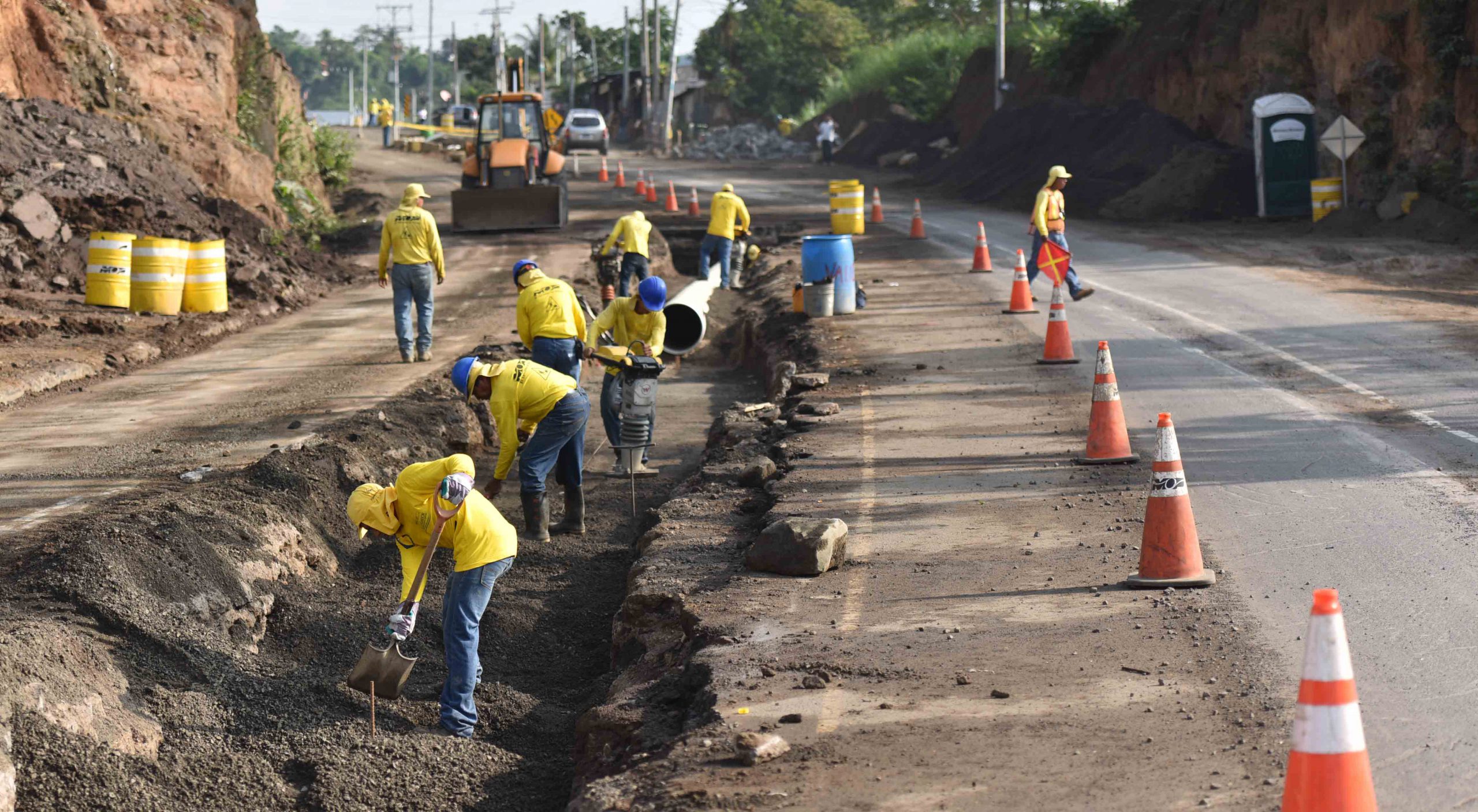 MOP avanza en construcción Tramo II de Ampliación a Puerto La Libertad
