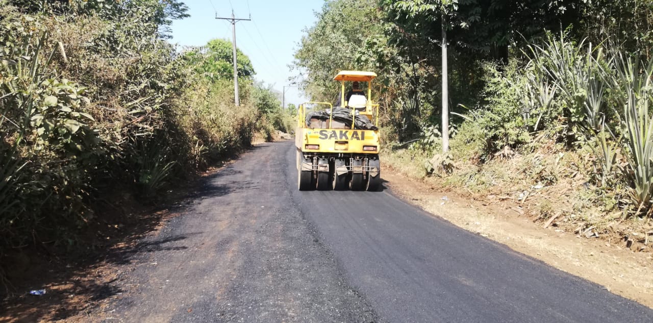 Avanza pavimentación de 2 kilómetros de Ciudadela Ungo, Suchitoto