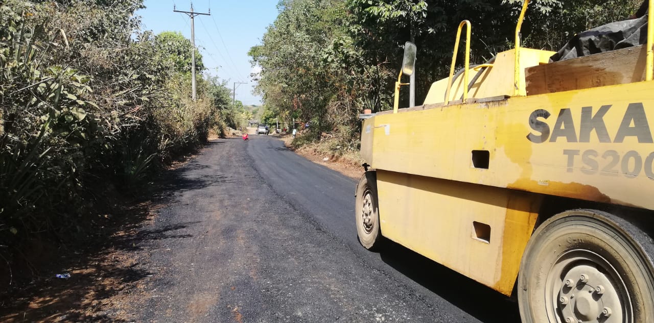 Concluye pavimentación de 2 kilómetros de Ciudadela Ungo, Suchitoto