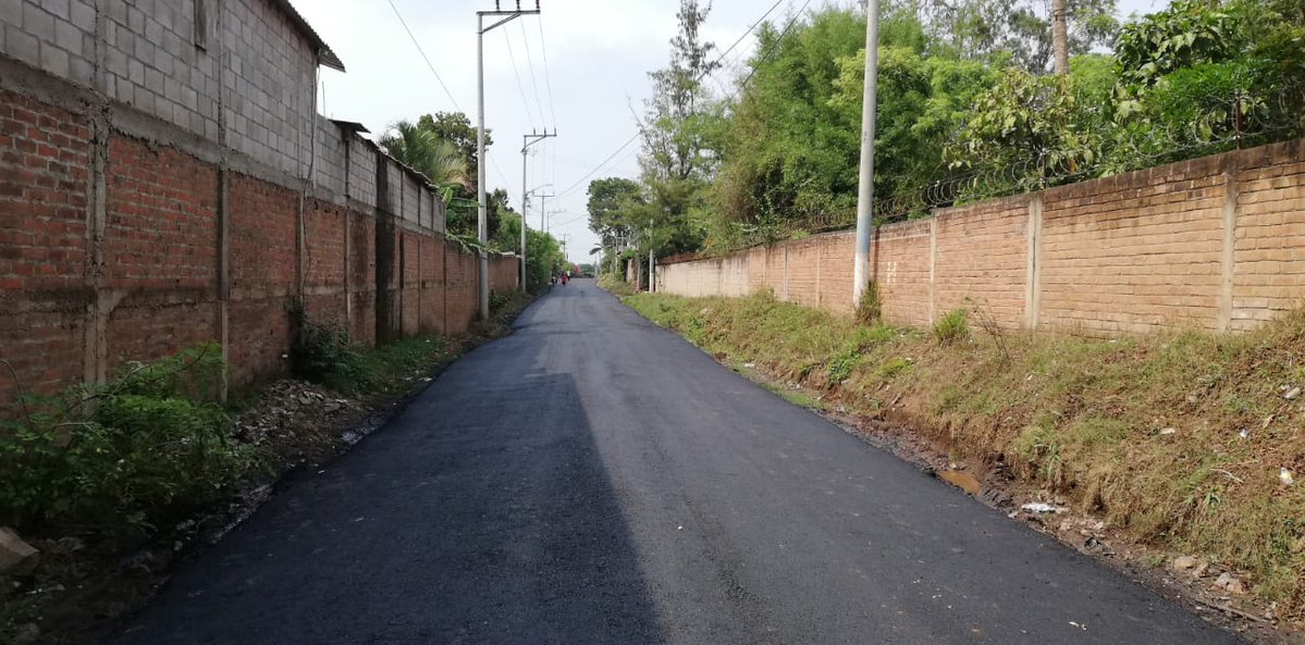 MOP concluye dos proyectos de pavimentación en cantones de Ahuachapán